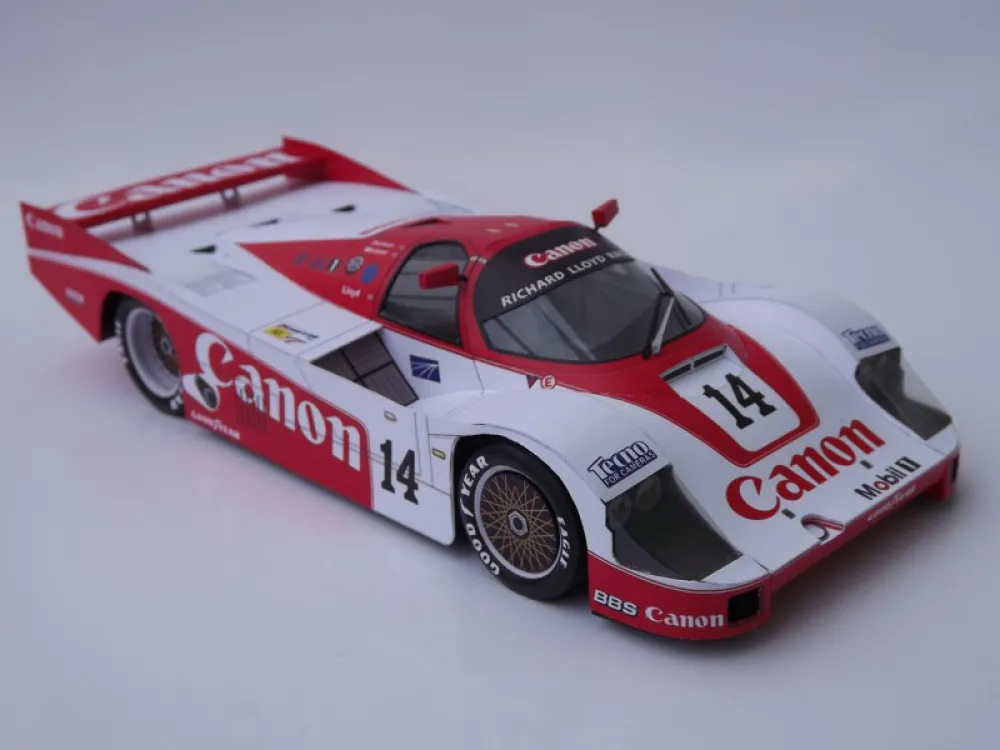 Papierový model Porsche 956 LLoyd LM 1985